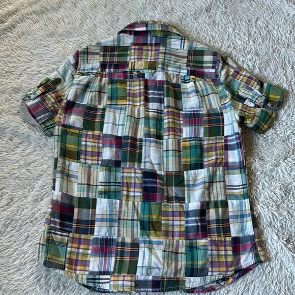 J crew Patchwork Shirt, Size XS - Picture 6 of 9